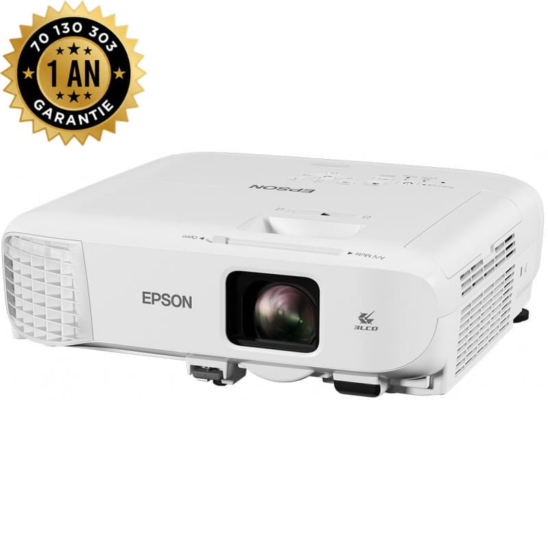 videoprojecteur-professionnel-3lcd-epson-eb-x49 Epson CB-X49 - Vidéoprojecteur professionnel 3LCD - Résolution XGA (1024 x 768) - HDMI/ VGA/USB - Wifi/ Haut parleurs 5W - 3600 lumens - 300 pouces – Image 1