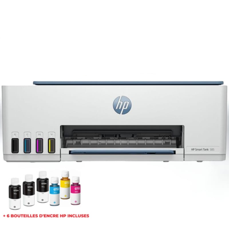 imprimante-hp-smart-tank-585-couleur-3en1-wifi-6-bouteilles-d-encre-hp-20dt-bon-d-achat (6) Imprimante HP Smart Tank 585 à Réservoir intégré 3en1 Couleur WIFI – Image 1