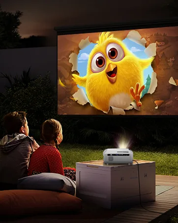 video-projecteur Edutab A12 intelligent , Garantie 1 an , Full HD 1080p , Wifi , Support Plafonds/ mural inclus , Cable HDMI 5m inclus , Lampe de projection offerte – Image 8