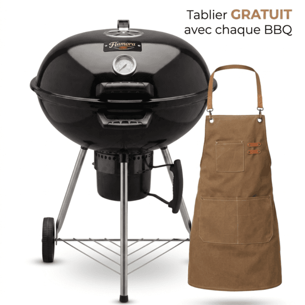 Barbecue au charbon de bois Flamora Noir