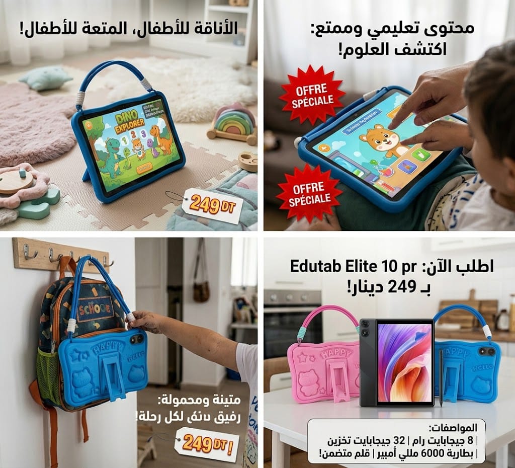Démonstration Edutab Elite 2